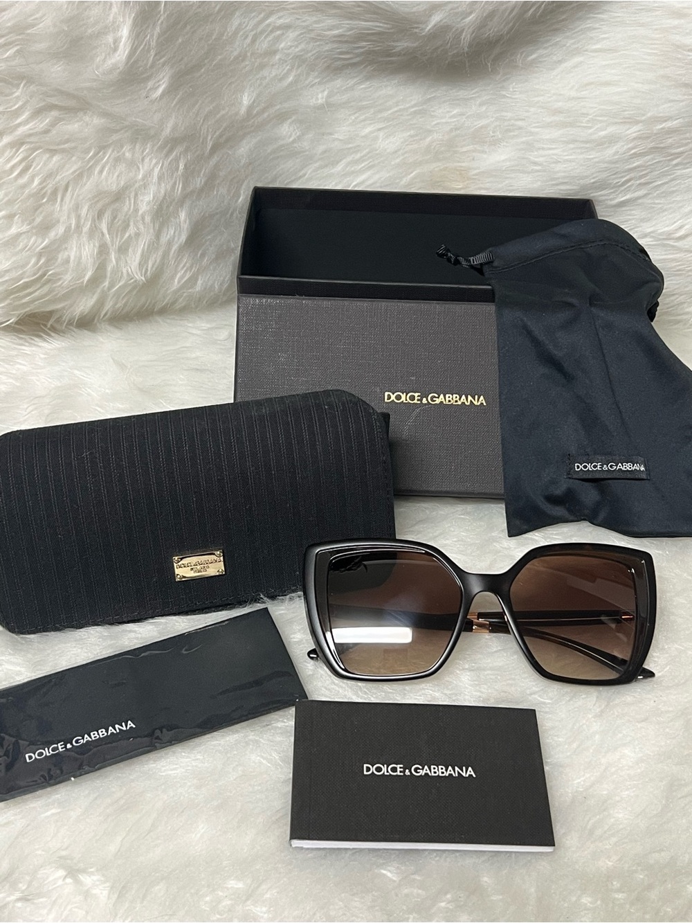 Dolce & Gabbana Chic Brown Sunglasses